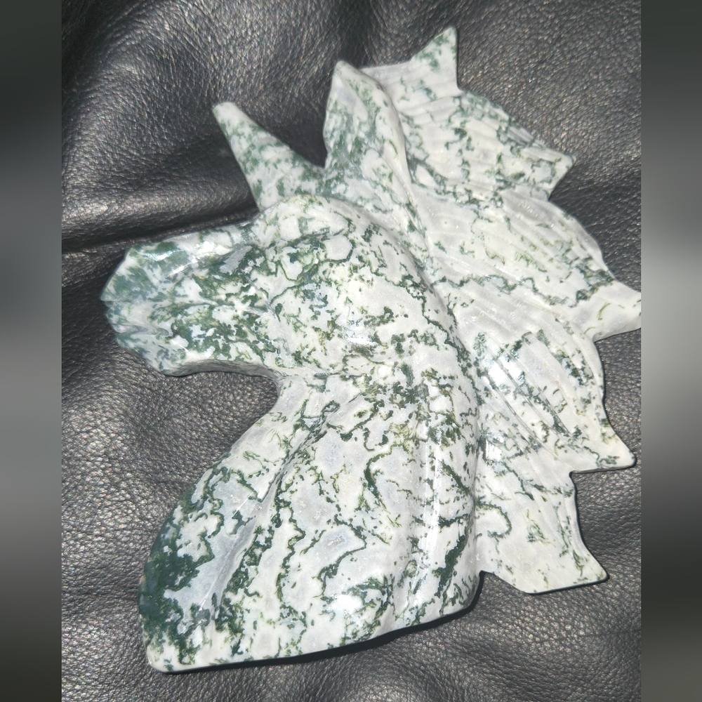 Moss Agate GORGEOUS Unicorn 6.3/4"x5.3/4" - Picture 14 of 14